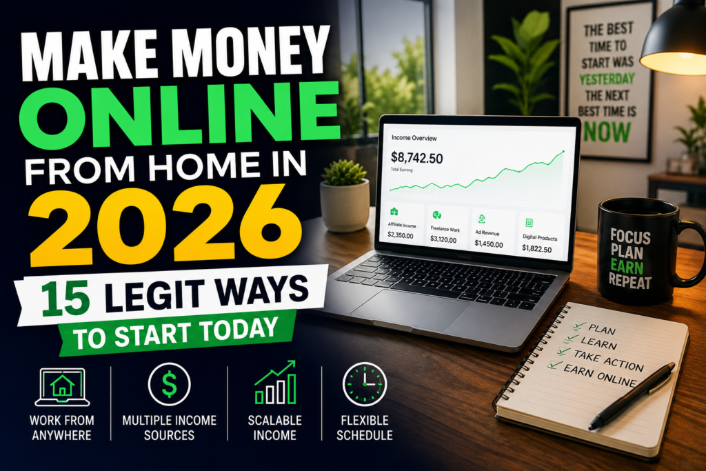 Make Money Online From Home in 2026