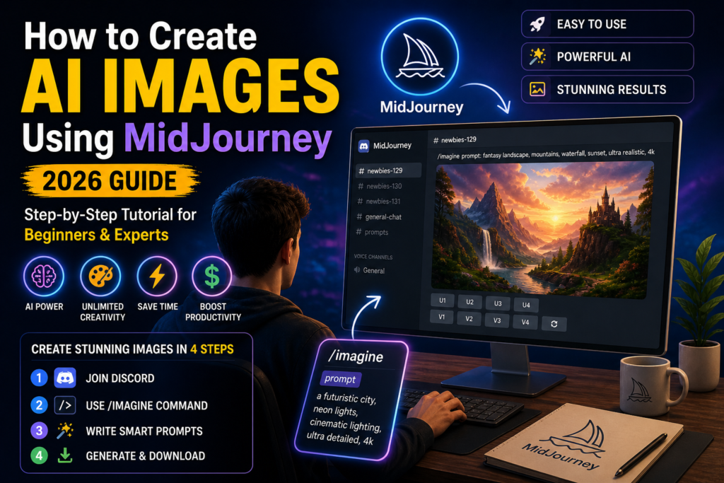 How to Create AI Images Using MidJourney (2026 Guide):